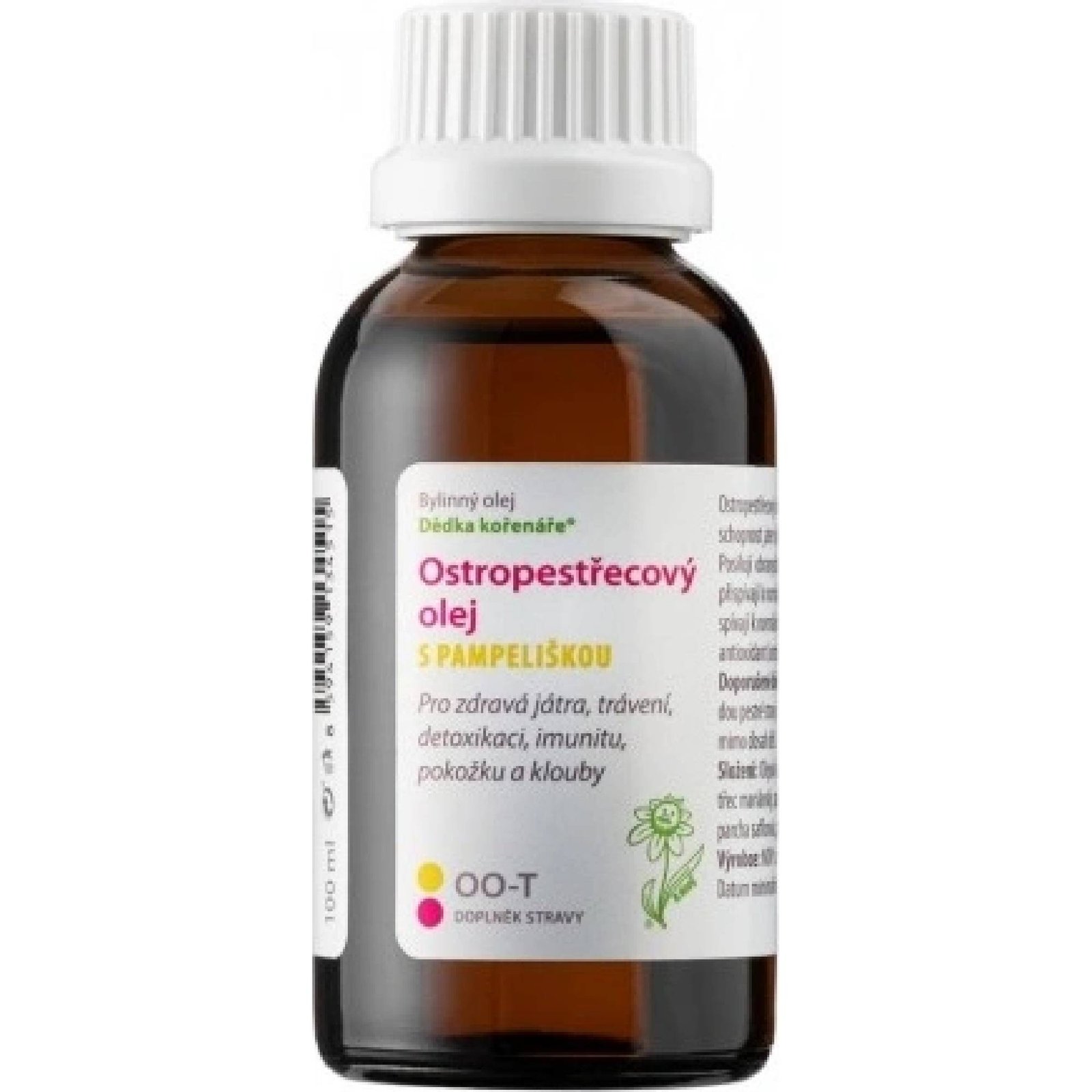  Novy Dědek Kořenář Ostropestřecový olej s pampeliškou OOT 50 ml